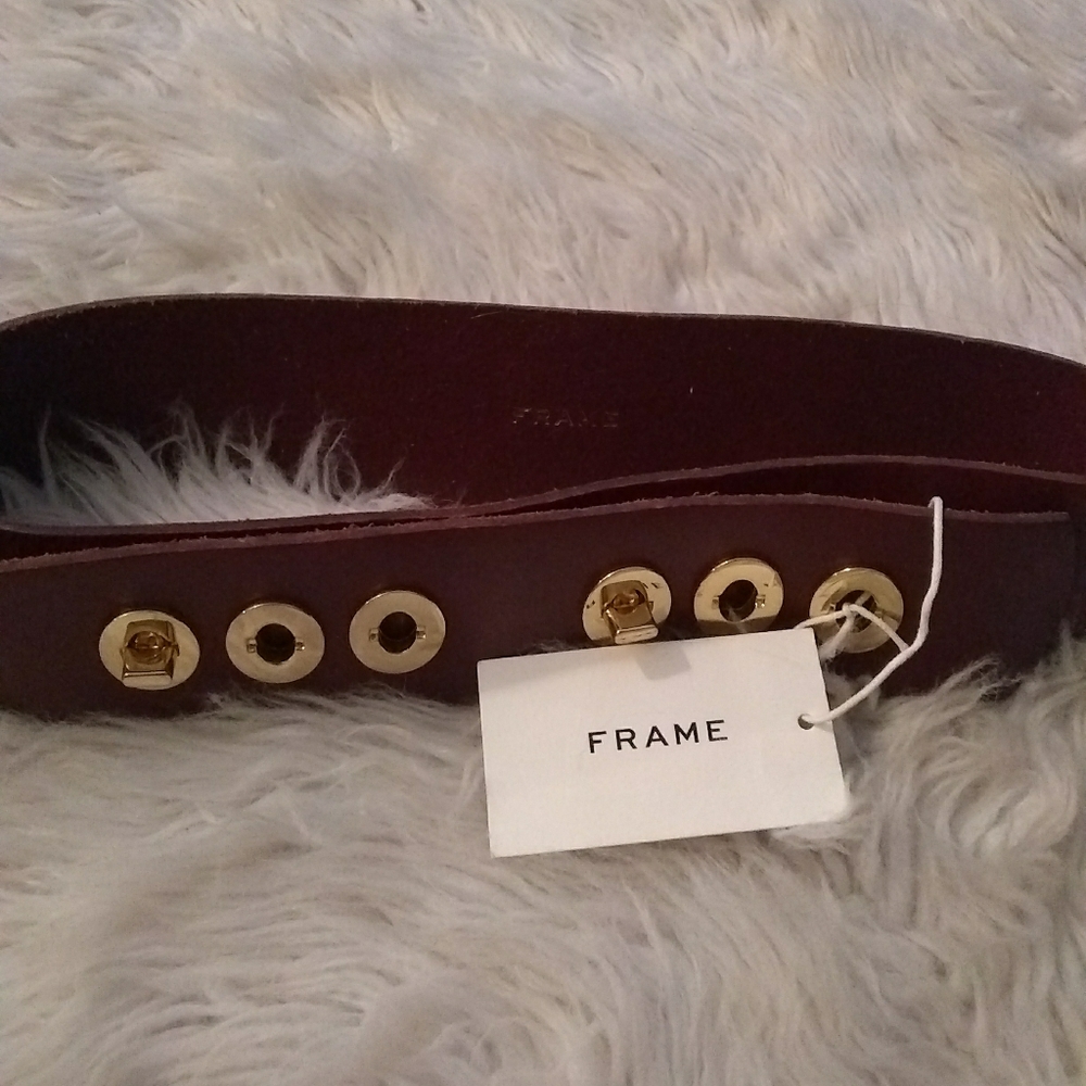 Leather belt